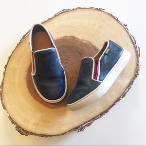 Venettini Mica Leather Slip-On Shoes